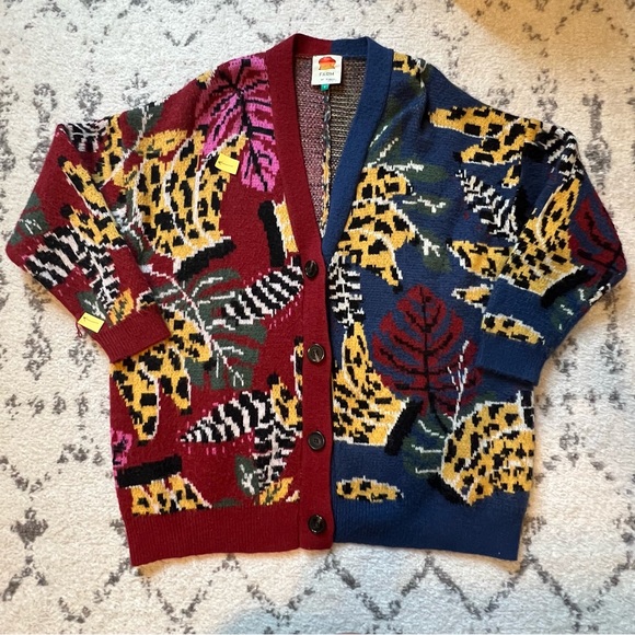 FARM Rio Sweaters - FARM Rio Banana Cardigan